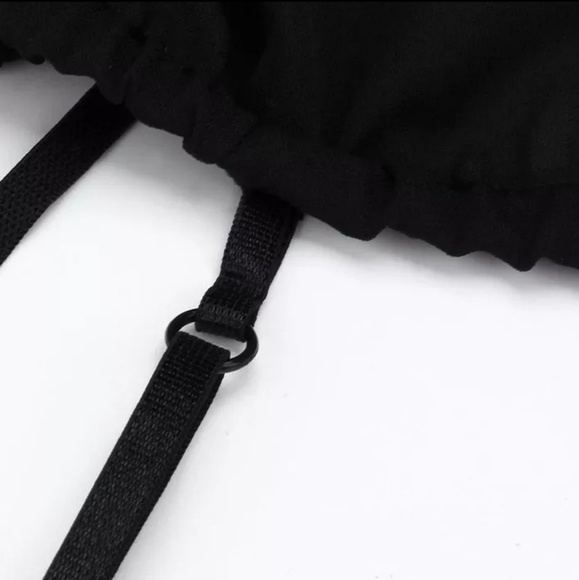 Deep V-neck Lace Semi Sheer Cami Blouse Tank Top - Picture 3 of 7